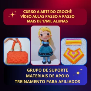A Arte do Crochê vale a pena? Review completo do curso para aprender crochê do zero (2026)